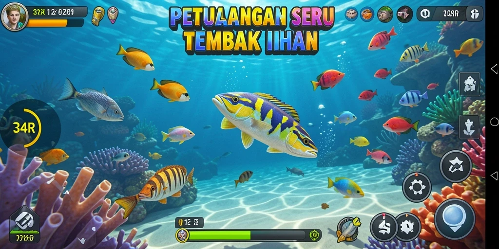 Tampilan gameplay Tembak Ikan yang menakjubkan dari 34R.