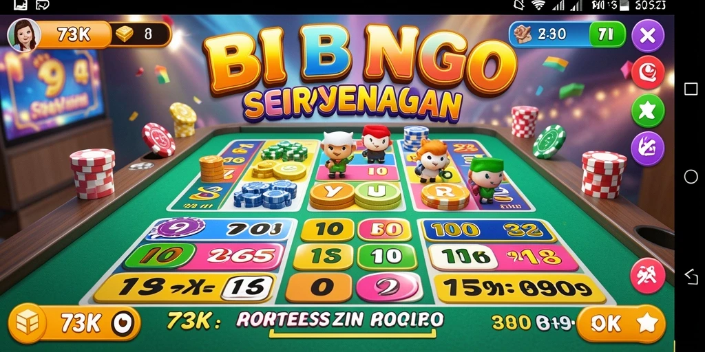 Tampilan menarik dari permainan Bingo 73K yang mengasyikkan.