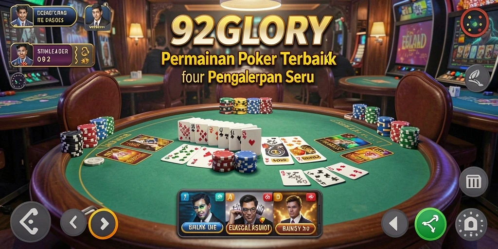 Tampilan gameplay 92GLORY yang seru dan interaktif.