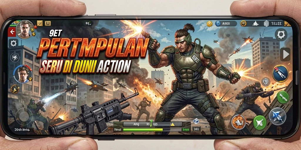 Screenshot gameplay 9ET yang penuh aksi dan seru!