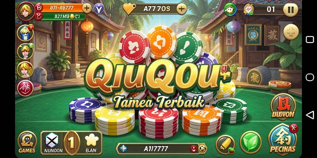 Tampilan gameplay seru dari game QiuQiu A7777.