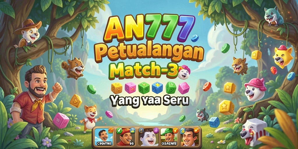 Tampilan gameplay AN777 yang seru dan penuh warna.