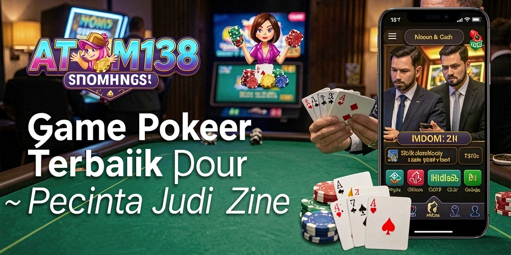 Tangkapan layar ATOM138 menampilkan gameplay seru dan menantang dalam permainan Poker.