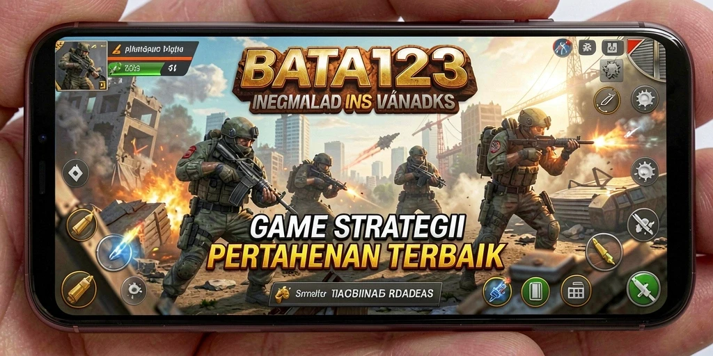 Tampilan gameplay BATA123 dengan aksi pertahanan yang epik.