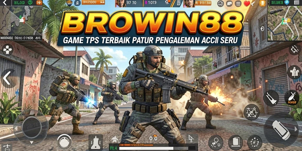 Tampilan gameplay seru dari BROWIN88 di momen aksi.
