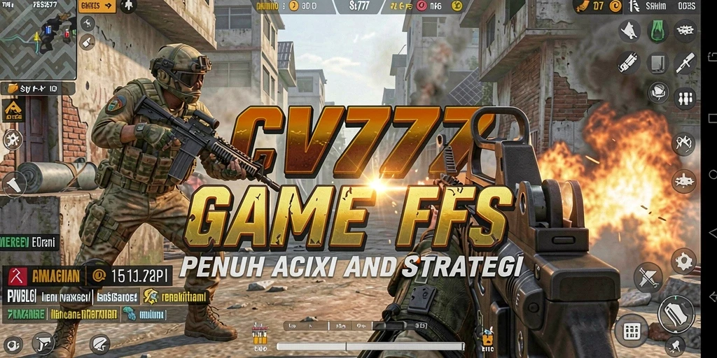 Screenshot gameplay CV777 yang menunjukkan aksi menembak yang mendebarkan.