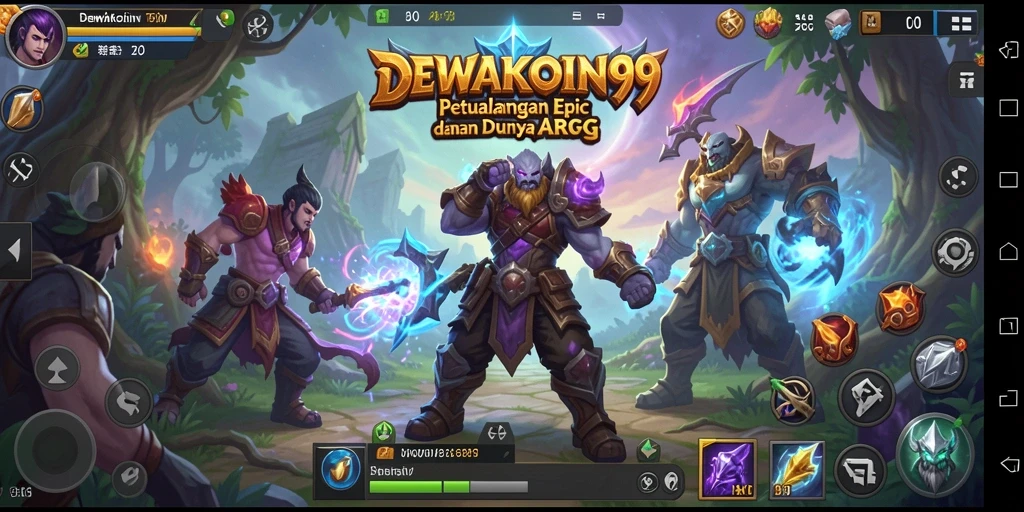 Tampilan gameplay seru di DEWAKOIN99 dengan pertarungan yang mendalam.