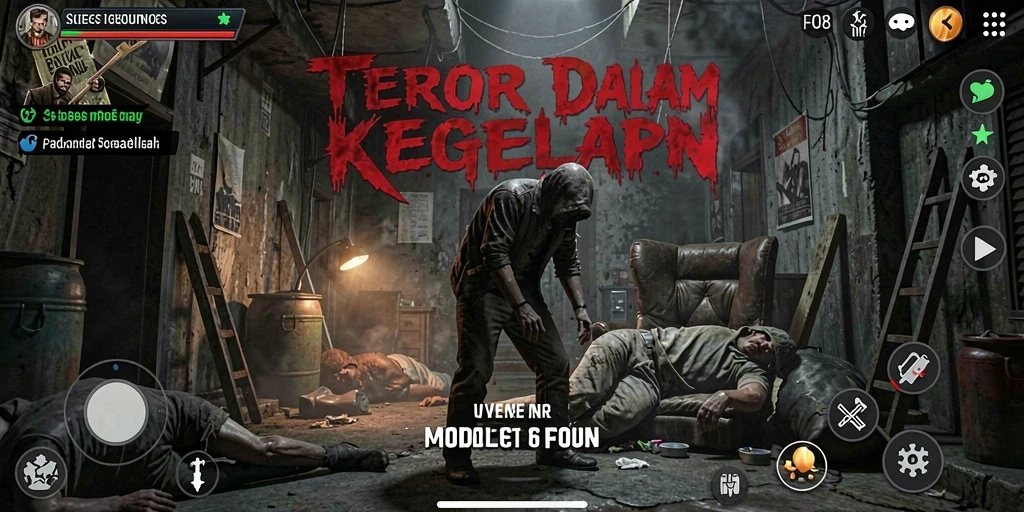 Tampilan gameplay FO8 dengan suasana Horror yang menegangkan.