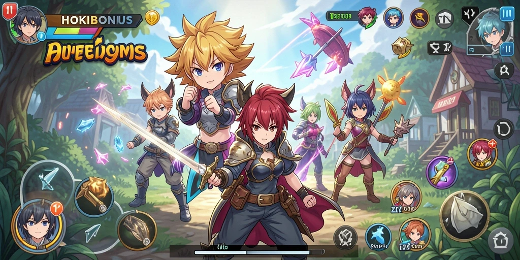 Tampilan gameplay HOKIBONUS yang menarik dan mengasyikkan.