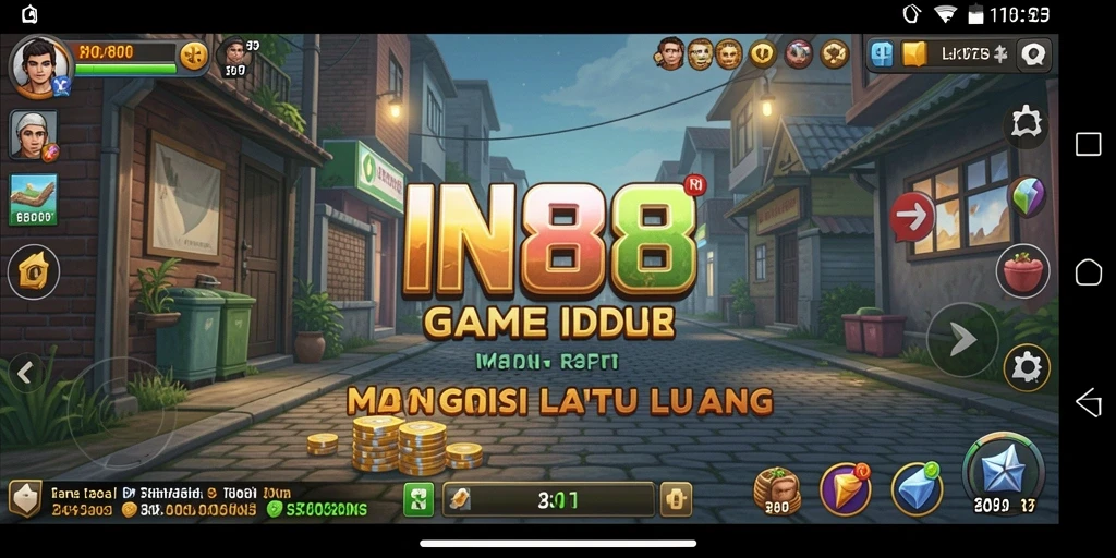 Tampilan gameplay menegangkan di IN88 yang penuh strategi.