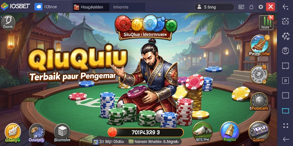 Tampilan gameplay QiuQiu yang seru dan penuh strategi.