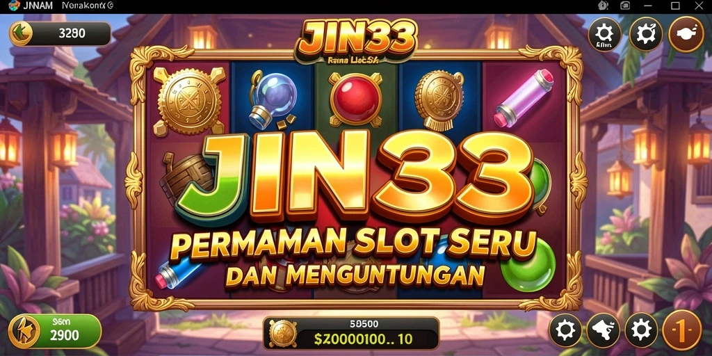 Tampilan gameplay JIN33 yang seru dan mengasyikkan saat bermain Slot.