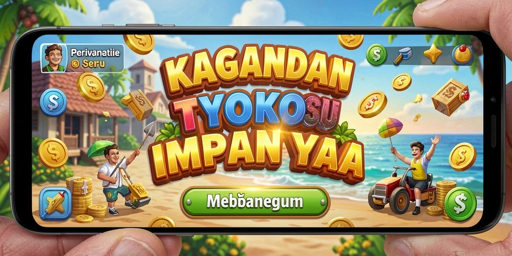 Tampilan gameplay KAGANDAN yang menarik saat mengelola usaha Tycoon.