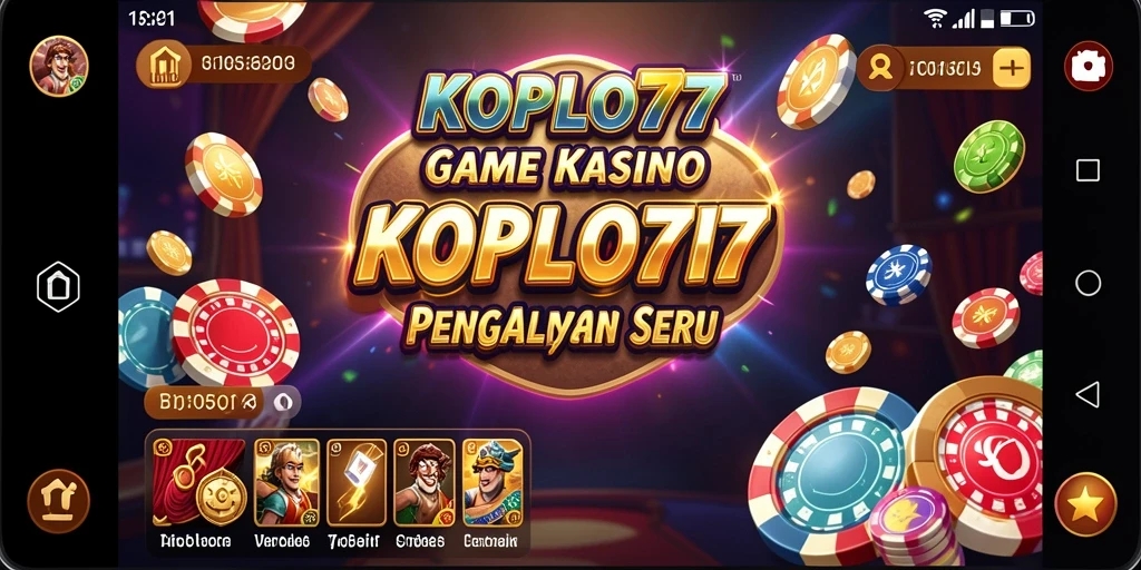 Tampilan memukau dari KOPLO77 saat gameplay Kasino.