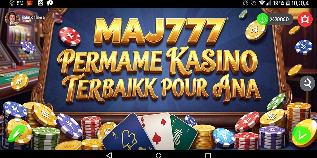Tampilan screenshot utama dari gameplay Kasino di MAJ777.