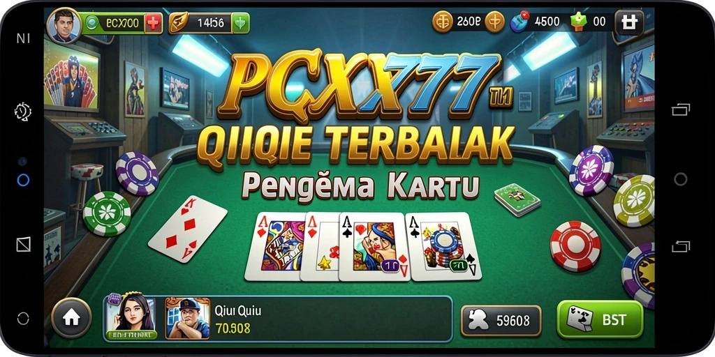 Tampilan gameplay QiuQiu yang seru dan menantang.