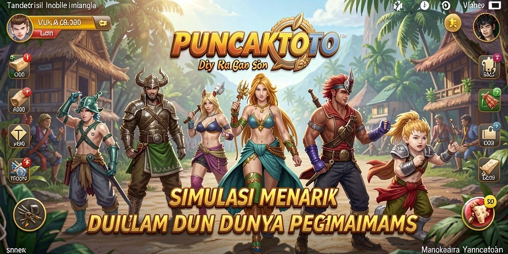Tampilan gameplay PUNCAKTOTO yang menarik dan mendalam.