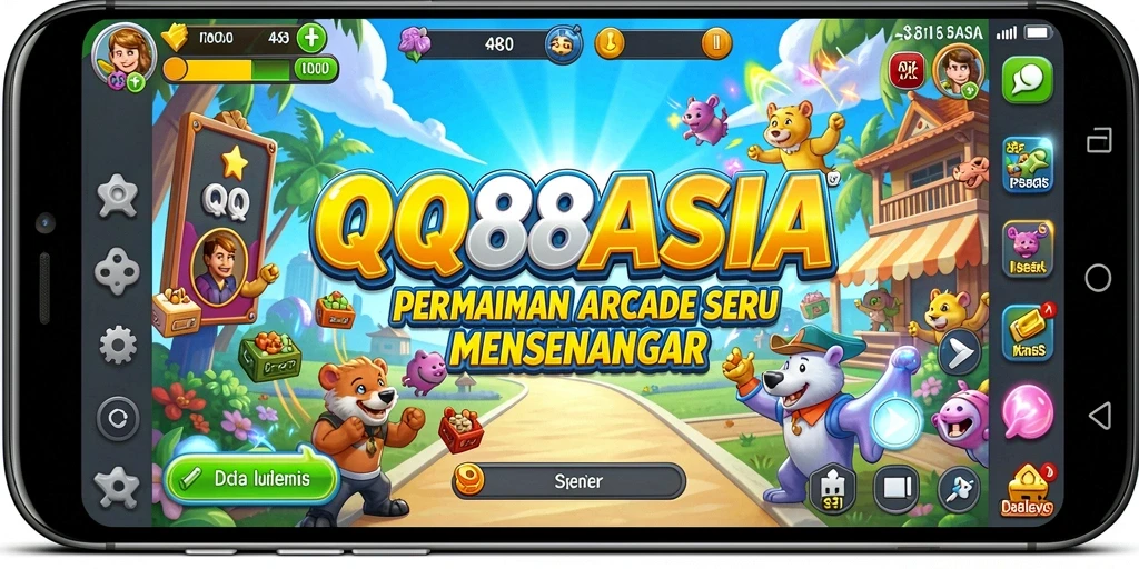 Screenshot gameplay QQ88ASIA yang menampilkan keseruan bermain Arcade.