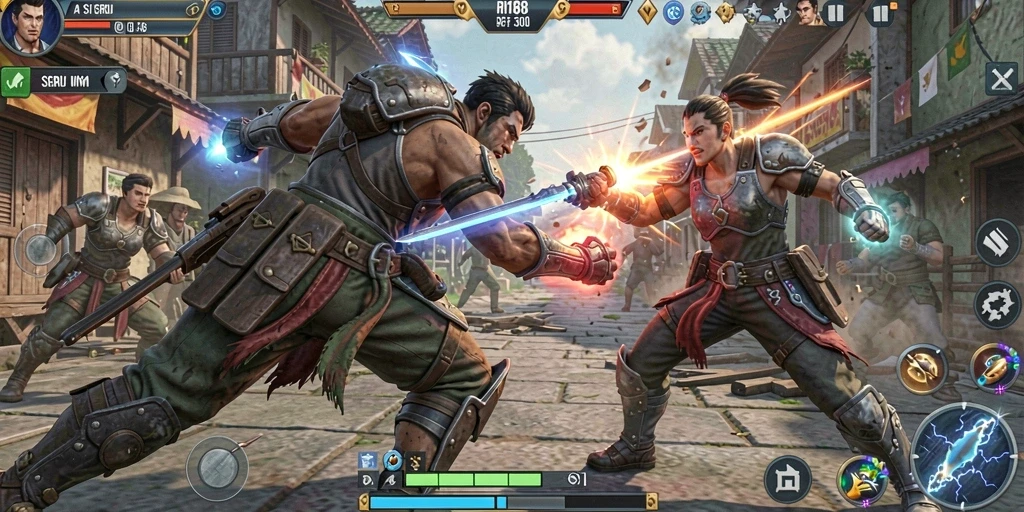 Tampilan gameplay RI188 yang penuh aksi dan strategi seru.