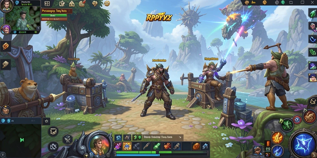 Gameplay mendalam RPYYY dengan petualangan seru.