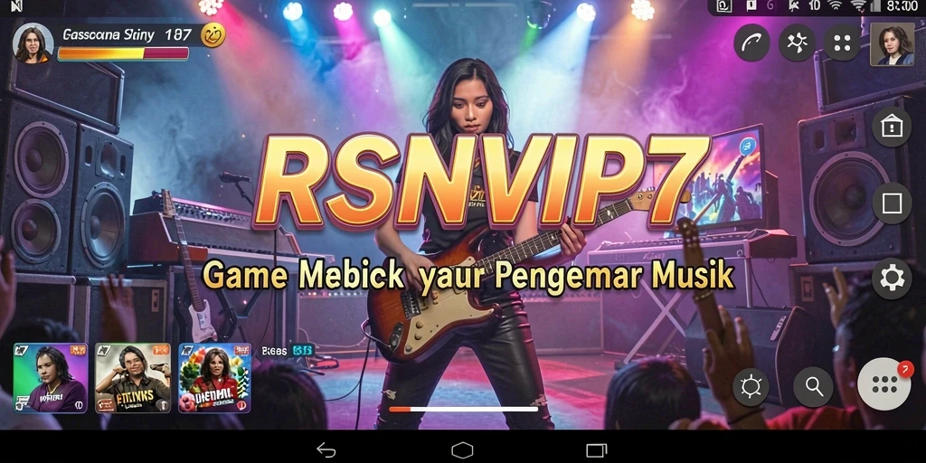 Tampilan gameplay RSNVIP7 yang menarik dan interaktif saat bermain musik.