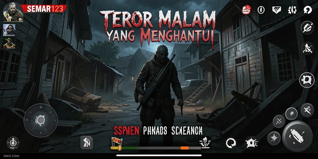 Tampilan menyeramkan dari gameplay <strong>SEMAR123</strong> yang penuh ketegangan.