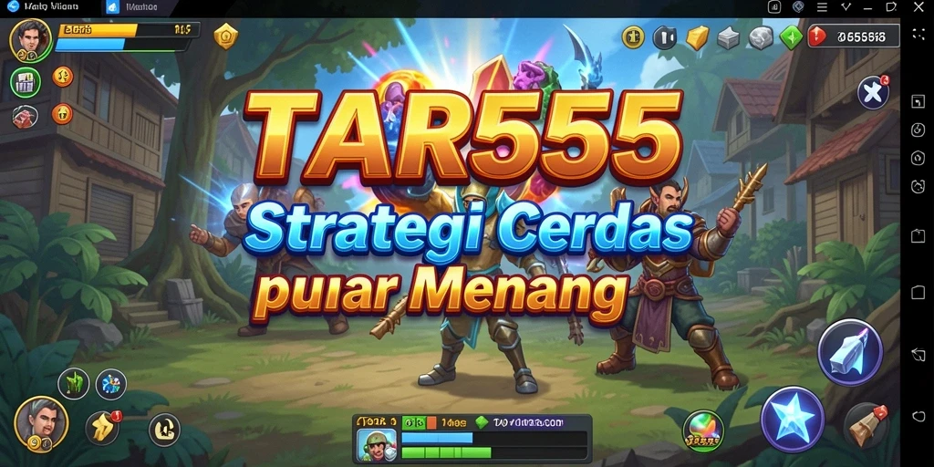 Gameplay mendebarkan dalam TAR555 dengan strategi yang menantang.