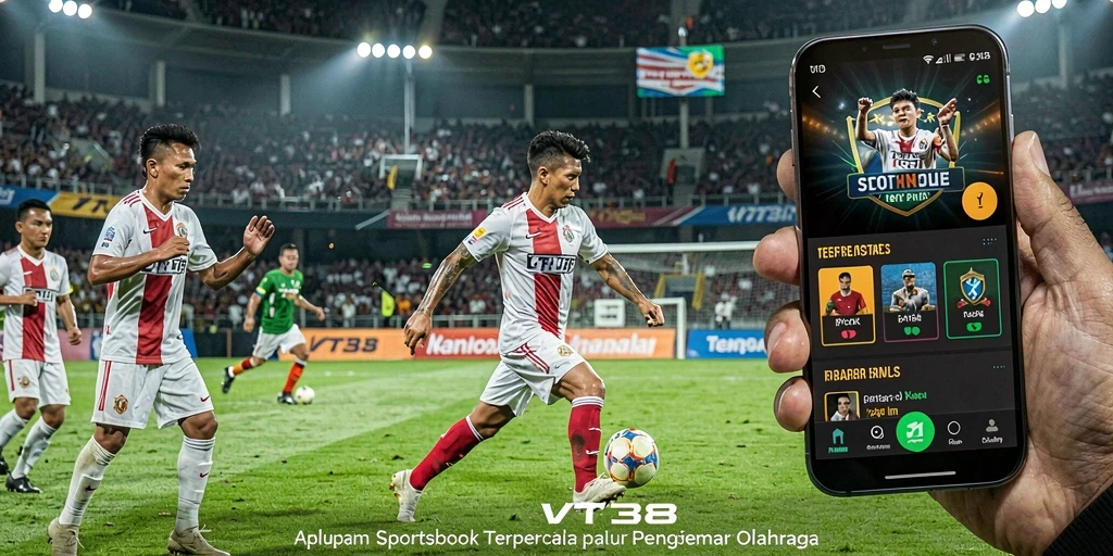 Tampilan gameplay menarik dalam aplikasi VT38 Sportsbook.