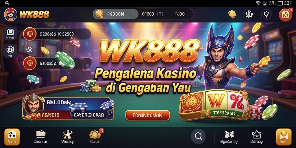 Tampilan gameplay kasino yang menarik dan menghibur di WK888.